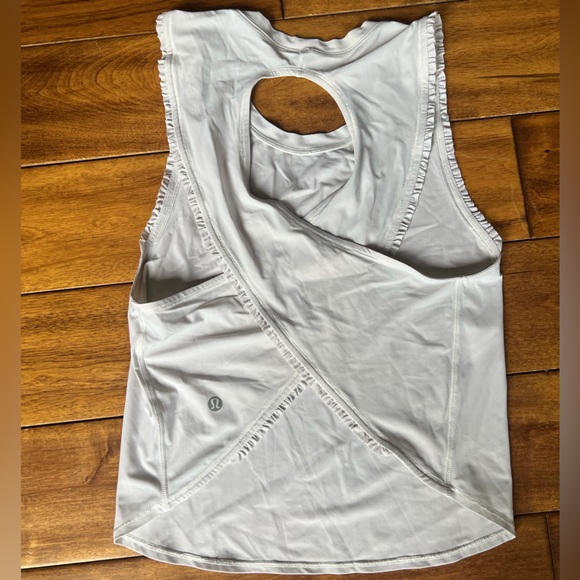 Lululemon White Tank Too Size Small - Picture 2 of 2